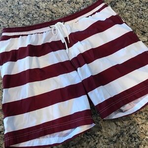 🌊CLUB ROOM Striped Bathing Suit